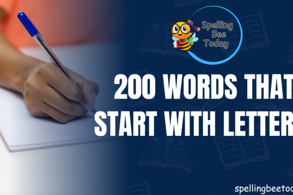 200 Words that start with A (FREE PDF) Words that start with A