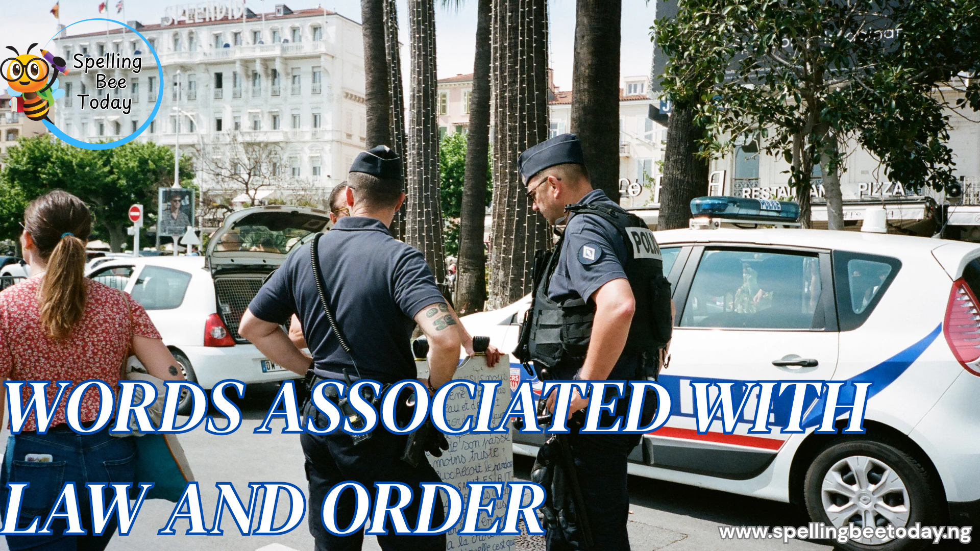words associated with law and order